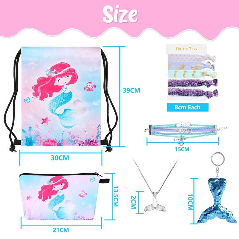 WAWSAM Children's Drawstring Backpack Set String Bag Gift Set for