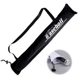 Bat Case Baseball Bat Case 88cm Bat Case for Juniors Backpackable Portable Backpackable Abrasion Resistant Waterproof Breathable Soft (Black)