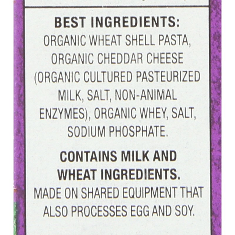 Annies Homegrown Macaroni and Cheese Shell White Cheddar, 6 oz