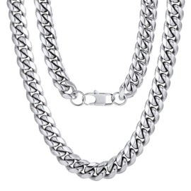 24 inch Chain Men Chunky Neck Chain Stainless Steel Necklace Mens Gifts for Mens