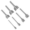 Semicircle Punch, 7pcs/Set Leather Carft Half Round Punch, Belt End
