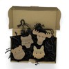 Scandinavian Animals Wall Hooks Made of Untreated Walnut Wood (Elk
