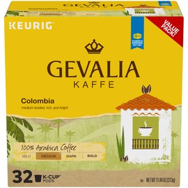 Gevalia Colombia Medium Roast K-Cup® Coffee Pods (32 ct Box)