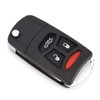 Tbest Car Keys 3 Panic Button Folding Remote Flip Shell