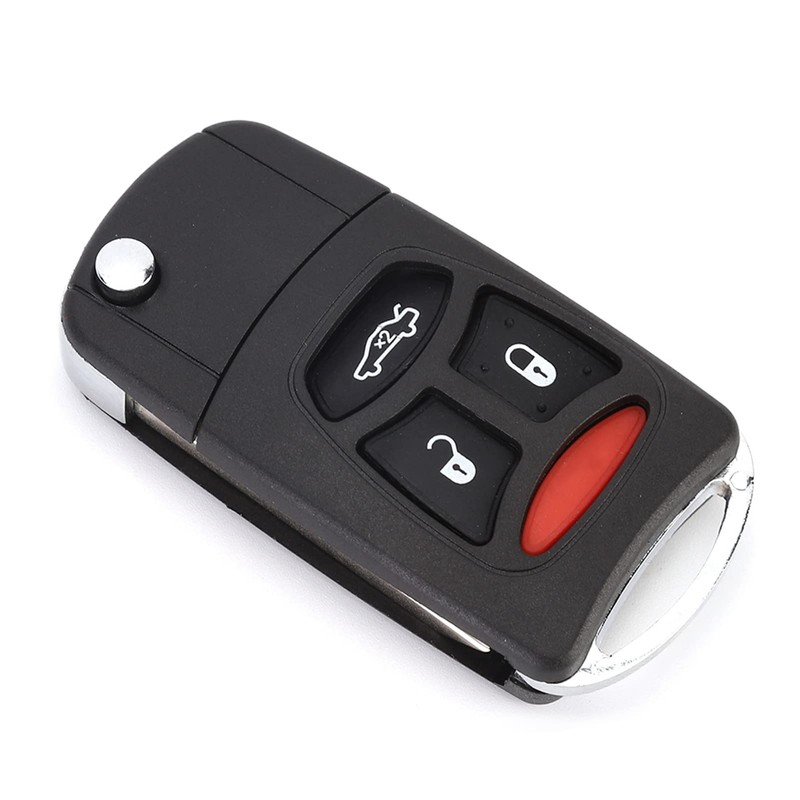 Tbest Car Keys 3 Panic Button Folding Remote Flip Shell
