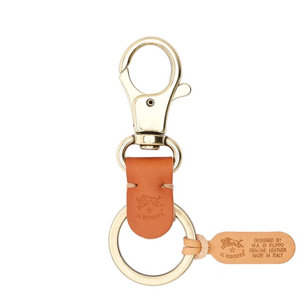 IL BISONTE SKH016 PG0001 Key Chain, Key Ring, Men's, Women's,