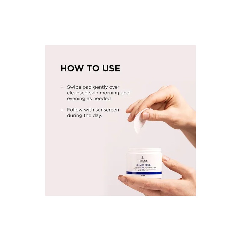 Image Skincare, Clear Cell Almohadillas Aclaradoras Salicíli