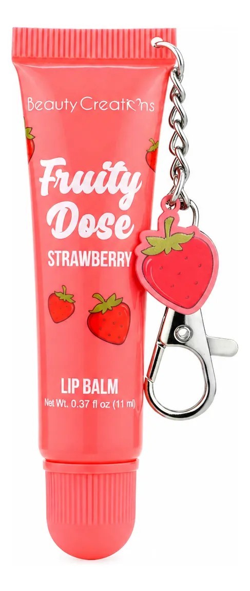Bálsamo Labial Con Llavero Fruity Dose Beauty Creations