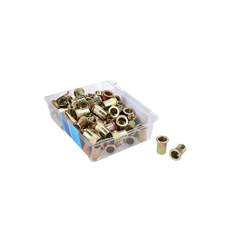 8mm Steel Nut Serts Inserts Rivet Nut Threaded Inserts Blindnut