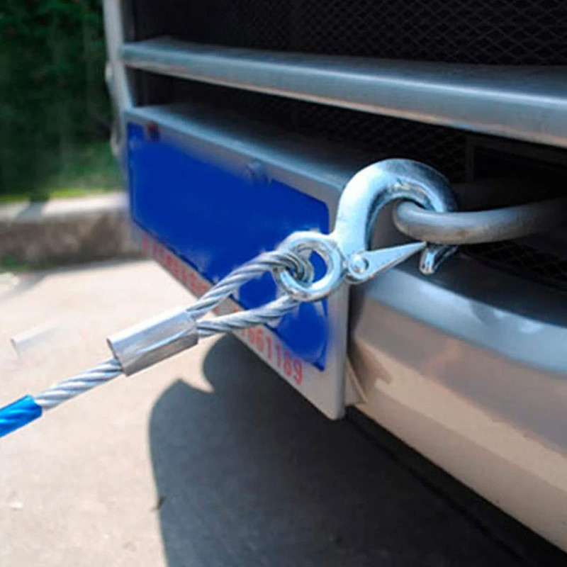 QANYEGN Nylon Tow Strap with Hooks, Vehicle Heavy Duty Recovery