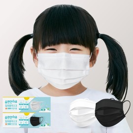 Breathable Day Domestic Small Disposable Dental Mask for Children/Infants/Children 25 sheets White Black, Children's White 25 sheets / 숨편한하루 국산 어린이/유아/아동용 소형 일회용 덴탈 마스크 25매 화이트 블랙, 어린이 화이트25매