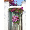 Artificial Flower Wreath Wreath with Lilacs Hyacinths Hydrangeas Spring Summer