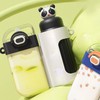 Straw Water Bottle Large Capacity Leakproof Cute Portable Dual Drink