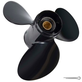 MiBarco 12 1/4x15 Upgrade Aluminum Outboard Boat Propeller for BRP Johnson Evinrude OMC Stern Drive 40-75hp 13 Spline Tooth Replace OEM 778774 12.25Dia x 15Pitch Prop RH