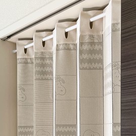 Noren Kobo 95692 Snoopy Accordion Curtain Jaggy Peanuts Snoopy Free Cut Width 39.4 inches (100 cm) Length 78.7 inches (200 cm)