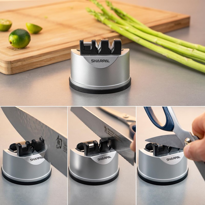 SHARPAL 191H Afilador de cuchillos y tijeras de chef de