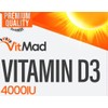 Vitamin D3 4000IU - 365 Tablets Max Strength Sun Bones