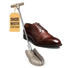 Leather Hero Heavy-Duty Metal Shoe Width Stretcher – Cast Aluminum Toe Box Expander for Men’s & Women’s Boots, Heels & Shoes – Professional Shoe Stretcher for Tight Fit Relief
