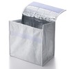 DEAN & DELUCA Lunch Bag, White, Cold Bag, Foldable, Compact,