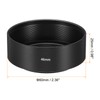 PATIKIL 46 mm Lens Hood Standard Focus Matte Surface Anti-Reflective