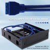 Plomevry 2 X USB 3.0 Front Panel with 3.5Inch Device/HDD