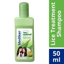 Mediker Natural Anti-Lice Treatment Shampoo, 50ml - 1 Pack (Ship from India)