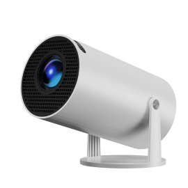 Mini Portable Projectors 4K Full 1080p Smart Projector with Android, WiFi 6 and Bluetooth 5.0, Home Movie Projectorcolor: White, plug: US