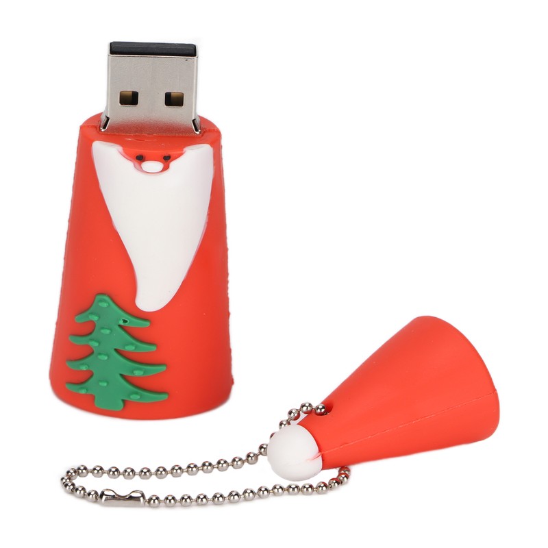 U Disk Durable Strong Compatibility Cute Santa Claus USB 2.0