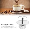 Moka Pot 100ml Dual Pipe Stainless Steel Durable Food Grade