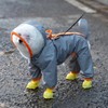 VIRIDIANA Impermeable para Perro con Capucha EVA, Impermeable para Perros