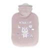 Hot Water Bottle with Soft Cover Student Home Portable Cute