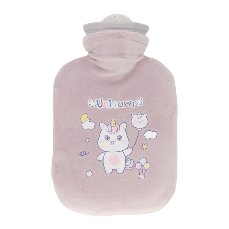 Hot Water Bottle with Soft Cover Student Home Portable Cute