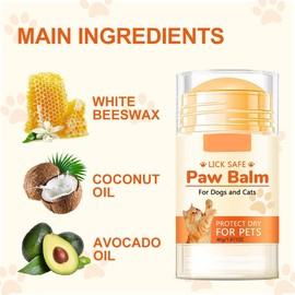 2 bottles for Cat Paw Butter - 40g, Natural Leak - Proof Paw Butter for Dogs,Moisturiser Dogs Moisturiser, Snow and Dry Weather Protection Paw Paw Ointment. Dog Paw Balm, Dog Paw Balm For Travel