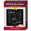 Tech Tools LED Word Clock - Displays Time as Text