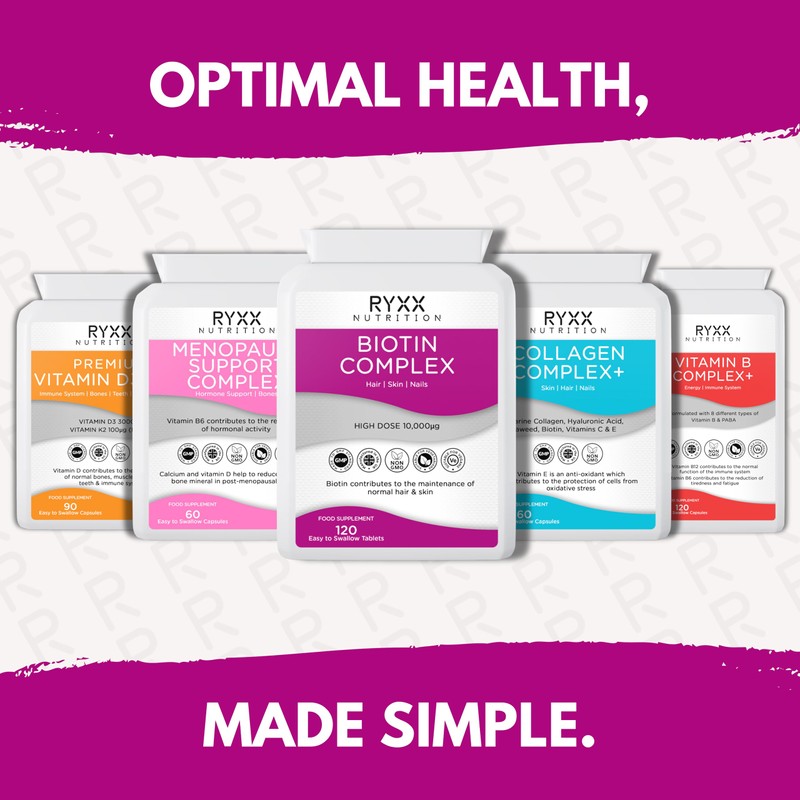 Biotin Complex 10,000µg | High Strength Biotin for Hair Growth,