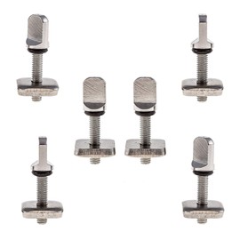 HB SURF STUFF No Tool Stainless Steel Universal Fin Screw for Longboard and SUP (6 Pack)
