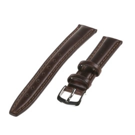 Republic Womens Oil Tan Leather Watch Strap, Brown, Size 12 MM Long
