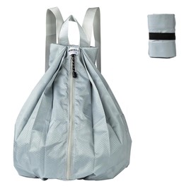 MAGPIE Portable Backpack, Folding Backpack, Outdoor Backpack, Lightweight, Waterproof, Shopping, Travel, Climbing, Sports, Commuting to School or Work, gray