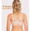 HACI Front Closure Posture Everyday Bra for Women Full Coverage