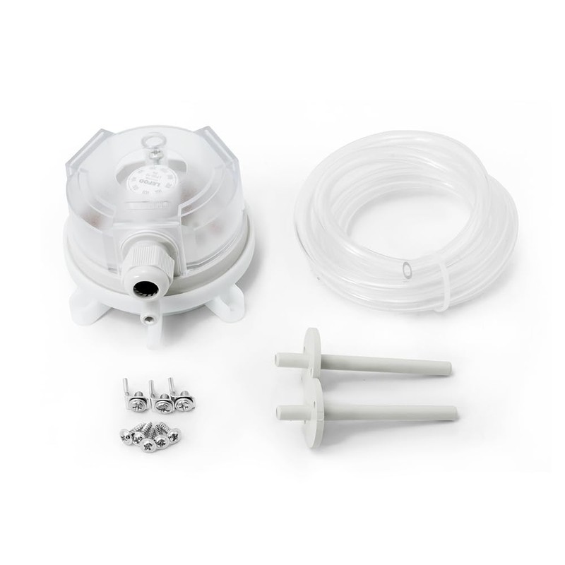 LEFOO LF32 Air Switch Gauge HVAC Adjustable Differential Pressure Switch