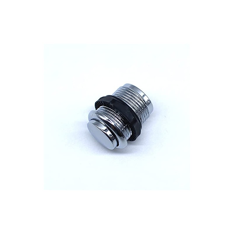 Arcity 5 Pcs 24mm Arcade Push Buttons Round Chrome Plated
