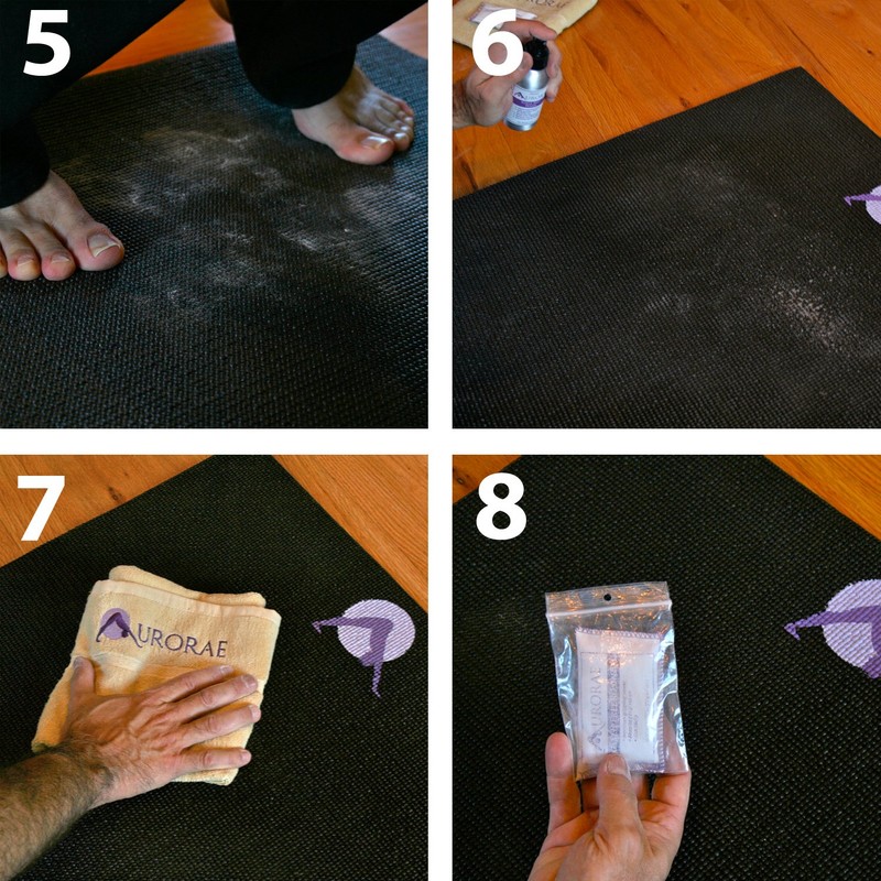 Aurorae Yoga Non Slip Rosin Bag. Keeps hands dry and