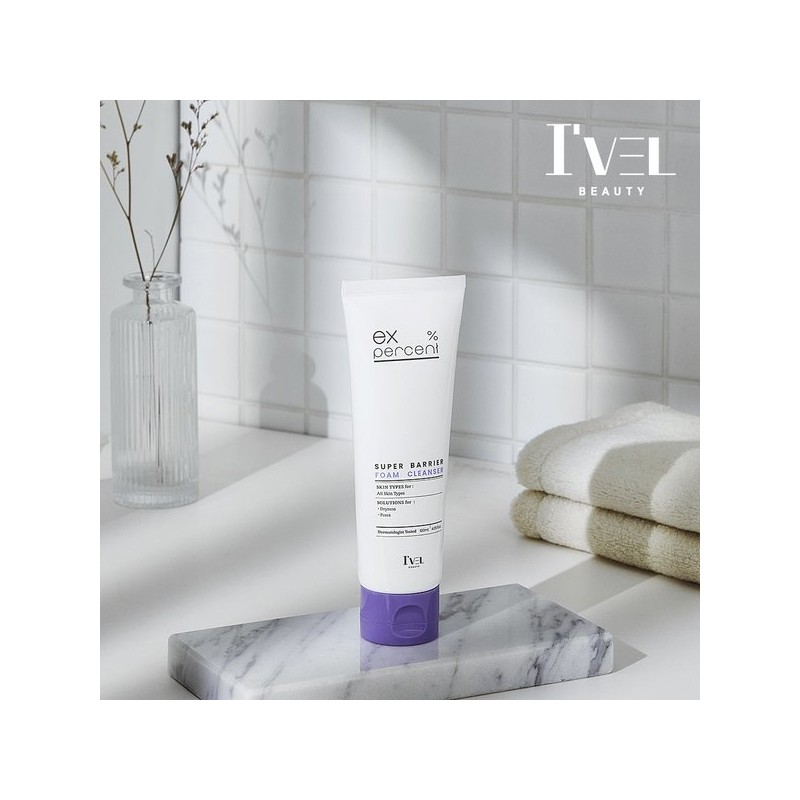 아이블 익스퍼센트 수퍼배리어 폼 클렌저 120ml Ible Expercent Super Barrier