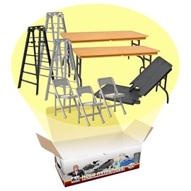 Figures Toy Company Tables Ladders & Chairs Match Accessory Special Deal for WWE Wrestling Action Figures