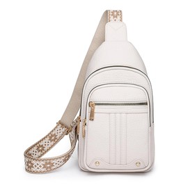 HarFar Women's Body Bag, Beautiful, Adult, Cute, Shoulder Bag, Stylish, One-Shoulder Hip Bag, Crossbody Bag, Lightweight, Birthday, Gift, Work or School, Anti-theft, white