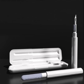 Earphone Cleaning Tool, Wireless Cleaning Tool, Wireless Use, Multi-functional Earphone Cleaning Tool, Deear Cleaning Brush + Pen Type Dirt Remover, Cleaning Case, Cleaning Set, Suitable for All Desk