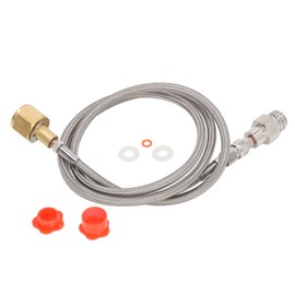 Soda Refill Adapter 1500PSI Rustproof CO2 Cylinder Cartridge Fill Tank Connector W21.8-14 to TR21-4