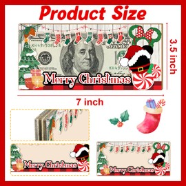 Christmas Decorations -Christmas Gifts for Women- Chritmas Surprise Gifts- Christmas Decor-Christmas Decorations Indoor,Christmas Gifts for Friends Families Couple-Money Holder Surprise Gifts