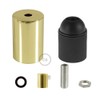 Creative Cables Cylindrical E27 Metal Bulb Socket Kit