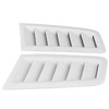 2pcs Motorhaubenablüftung, Universal Car Air Einlasshaubehaube Motorhaube Lüftungslüftung ABS Plastik